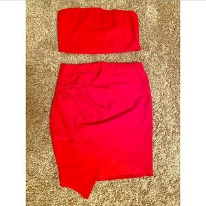 Bandeau Skirt Set